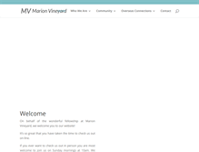 Tablet Screenshot of marionvineyard.org